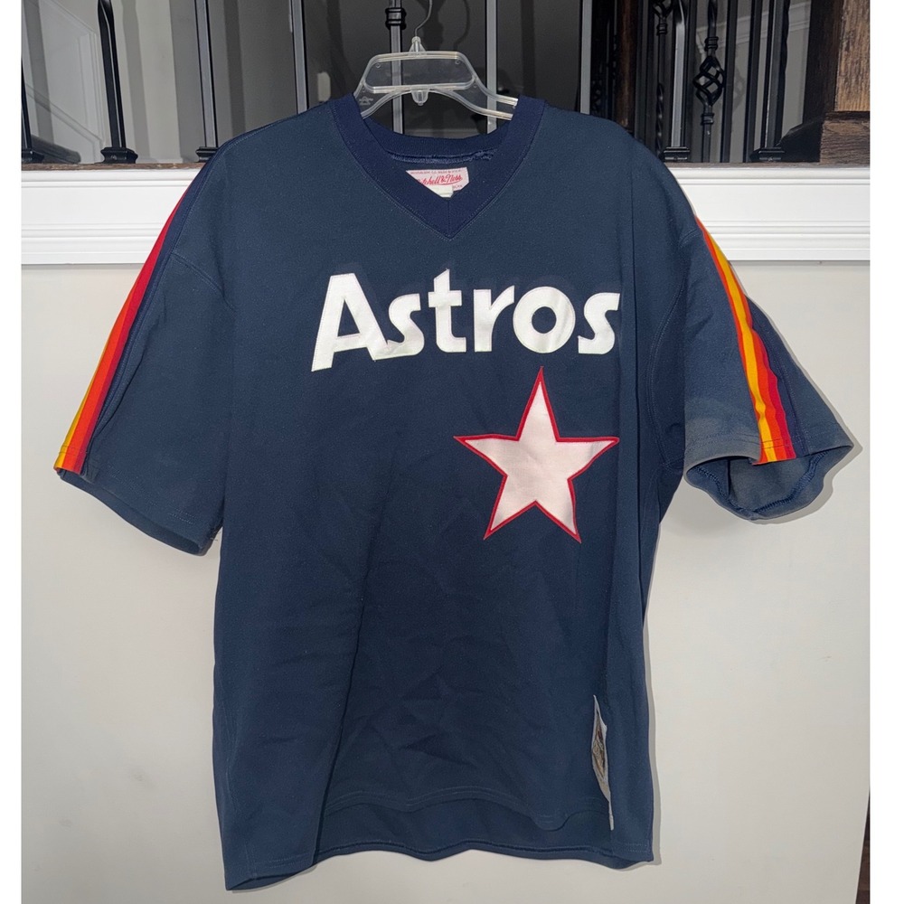 Vintage Mitchell & Ness Nolan Ryan #34 Houston Astros Jersey 1980 Made in USA